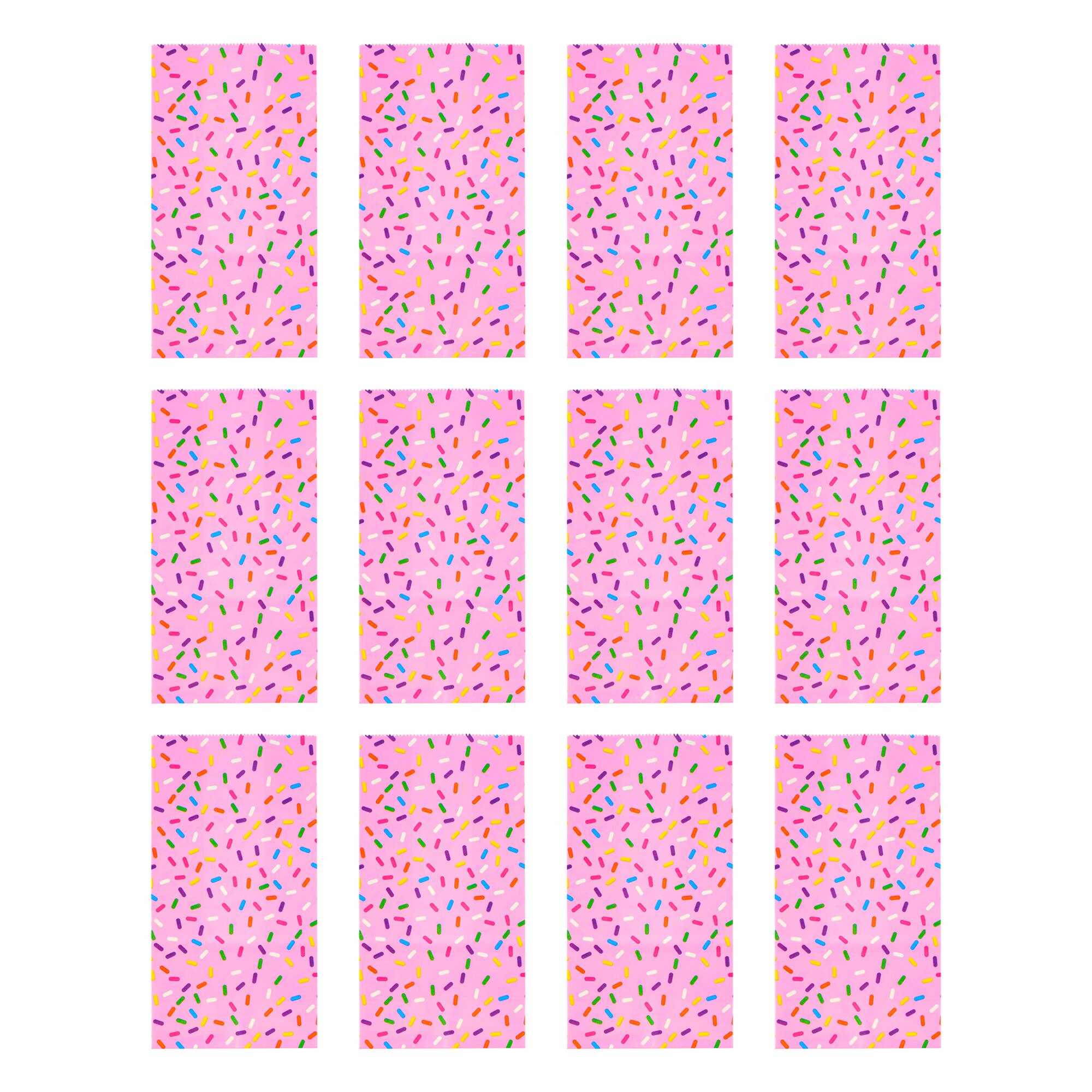 Pink Sprinkles Favor Bags, 12ct. by Celebrate It™
